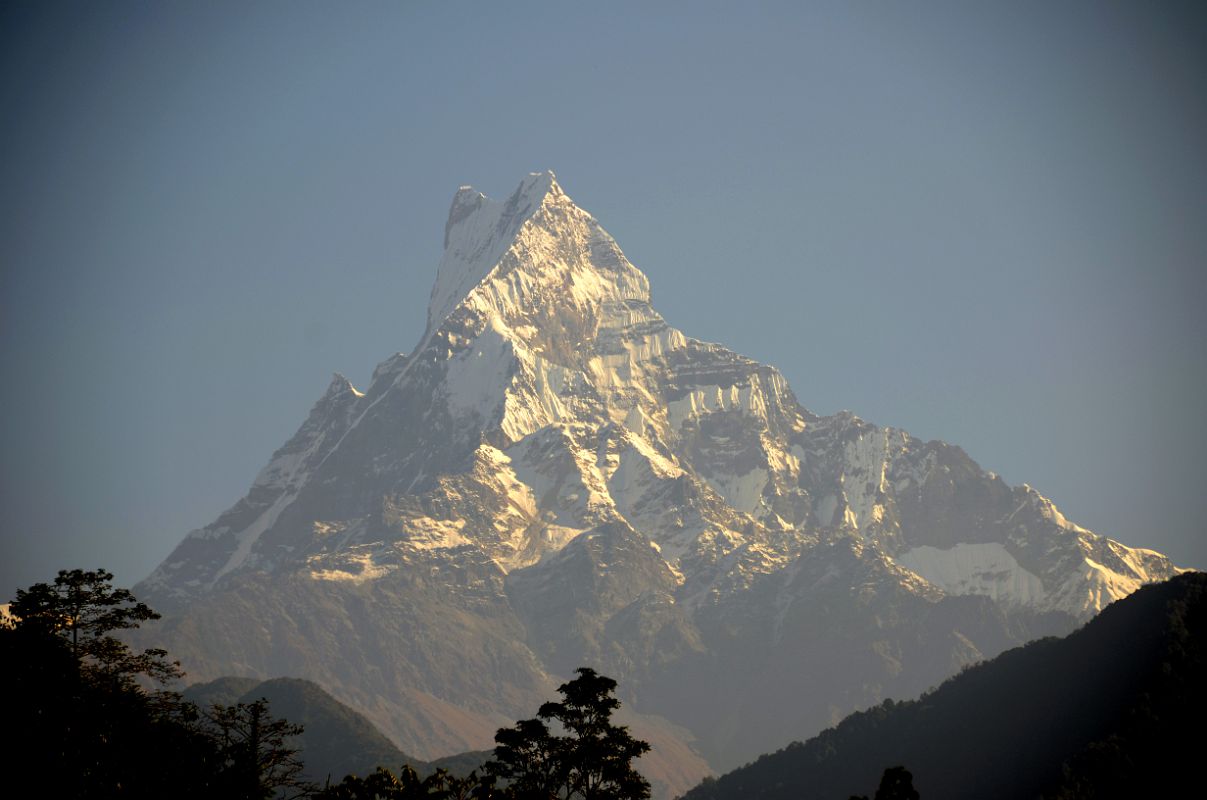 Nayapul To Ghorepani 04 Machapuchare From Birethanti 